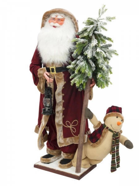 EUROPALMS Weihnachtsmann, stehend, 150cm