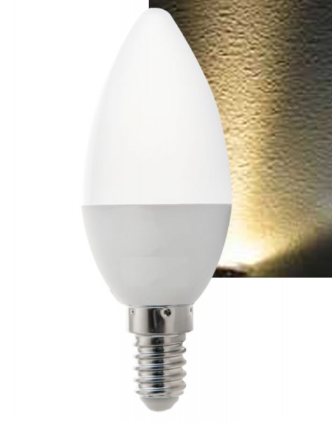 LED E14 3W Leuchtmittel kerzenform warmweiß neutralweiß