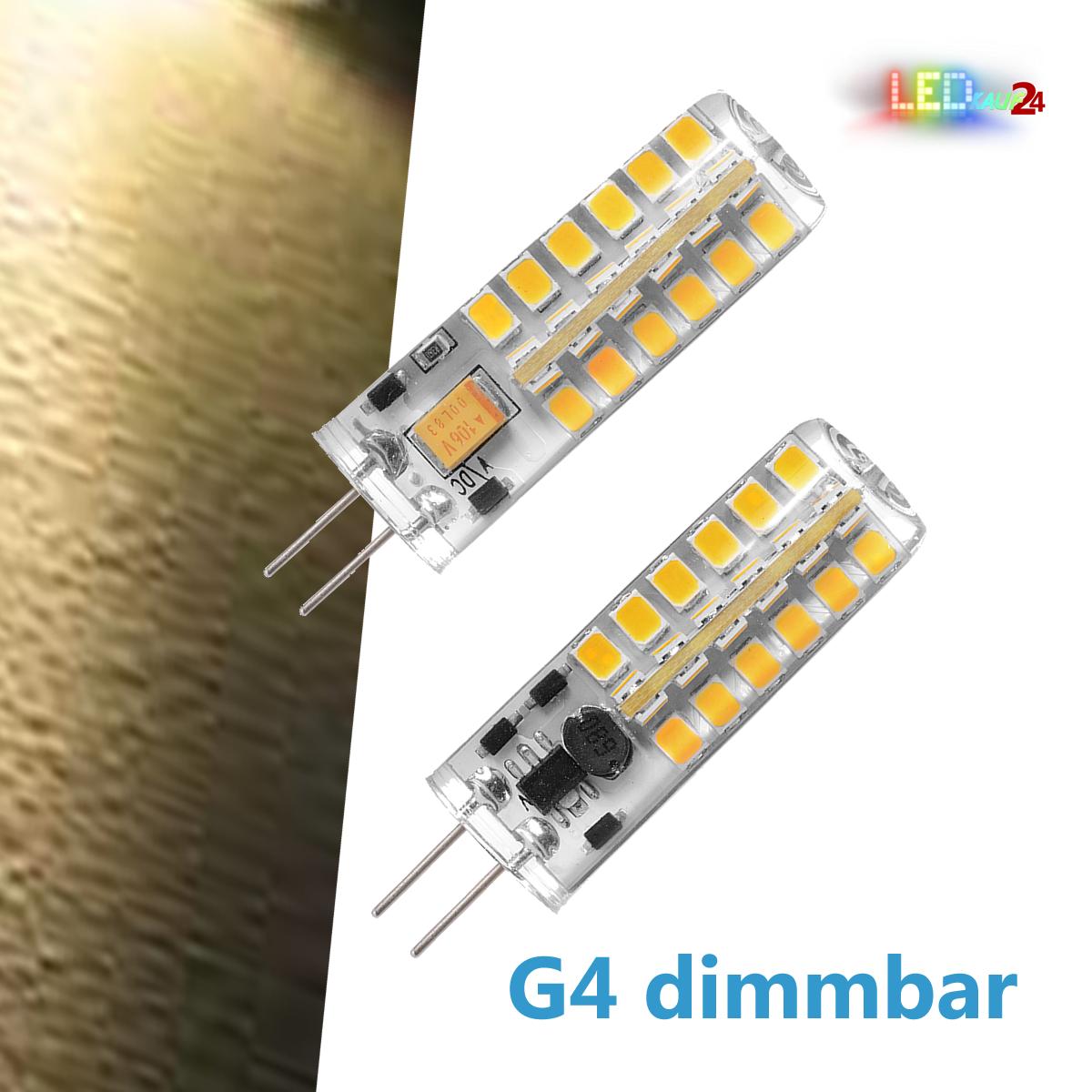 10x Leuchtmittel LED 12V G4 24xSMD 1,5W warmweiss - online kaufen