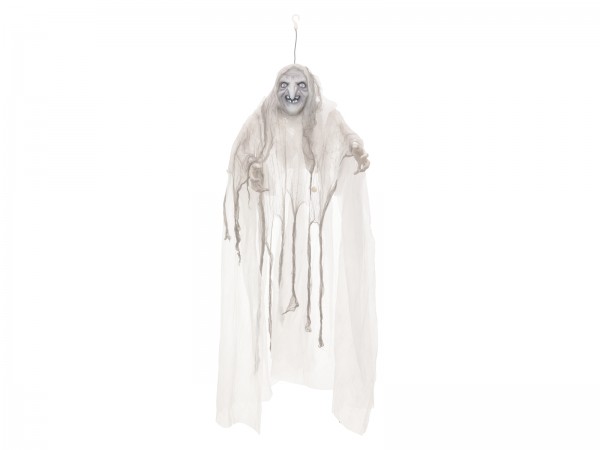 EUROPALMS Halloween Hexe, weiß, 170x50x20cm