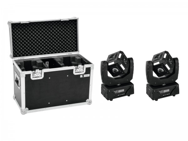 EUROLITE Set 2x LED MFX-3 Action Cube + Case