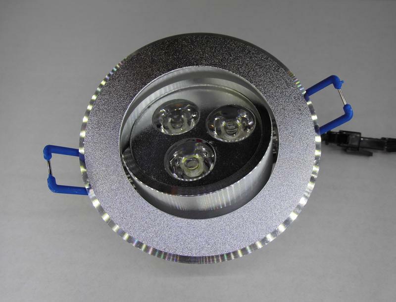 3x LED Einbaustrahler Set 3W KALTWEIß / WARMWEIß inkl. Trafo Aluminium |  LEDkauf24.de - LED Ambiente und Beleuchtungslösungen
