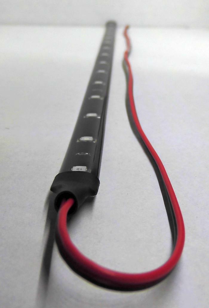 2x KFZ LED Streifen 30 cm 15 LED Auto Strip IP65 (rot blau oder weiß)