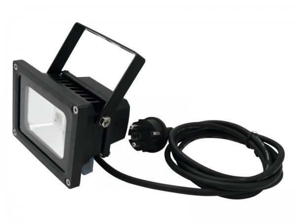 Schwarzlicht 10W COB LED UV Fluter schwarz IP54