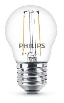 Philips E27 LED Tropfen Filament 2W 250lm warmweiss