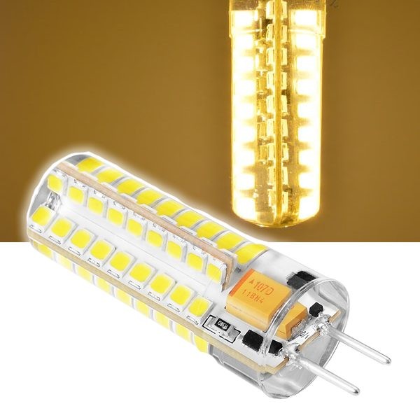 4er GY6.35 Glühbirne Dimmbar LED COB Stiftsockel Lampe Warmweiß 