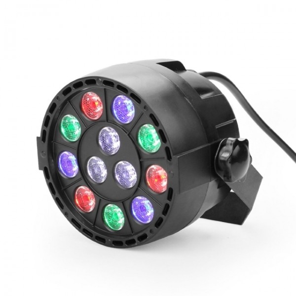LED PAR 36 Scheinwerfer 12x 3W RGBW DMX
